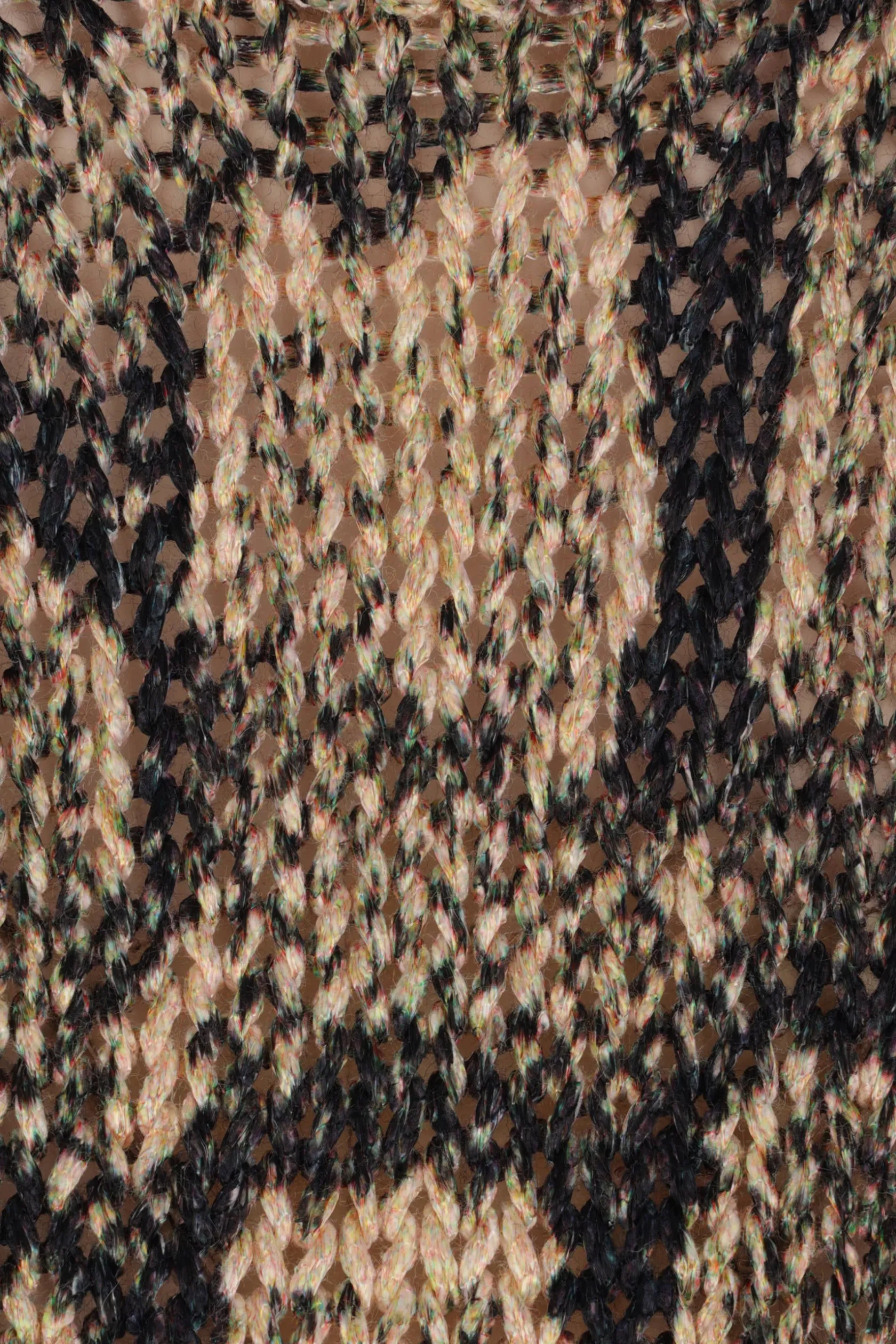 Topwear>DRIES VAN NOTEN gilet in maglia a motivo animalier Neutro