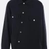 Capispalla>BLACK COMME des GARÇONS giubbotto asimmetrico oversize in gabardine Nero
