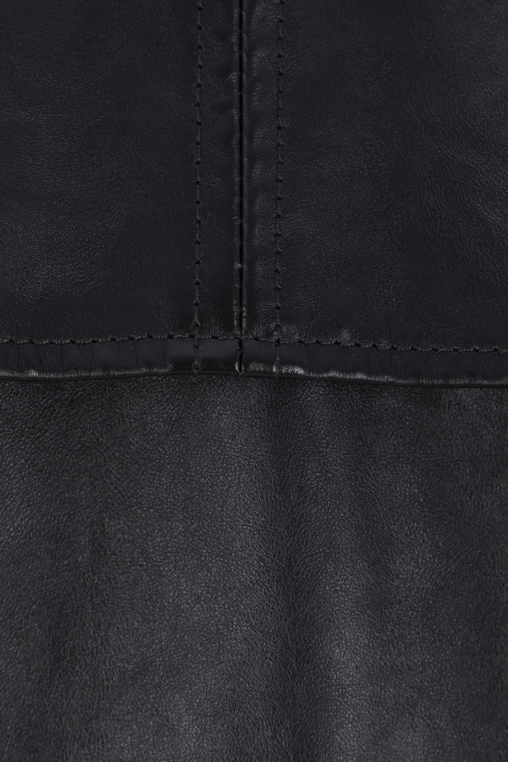Capispalla>MM6 giubbotto bomber in pelle Nero