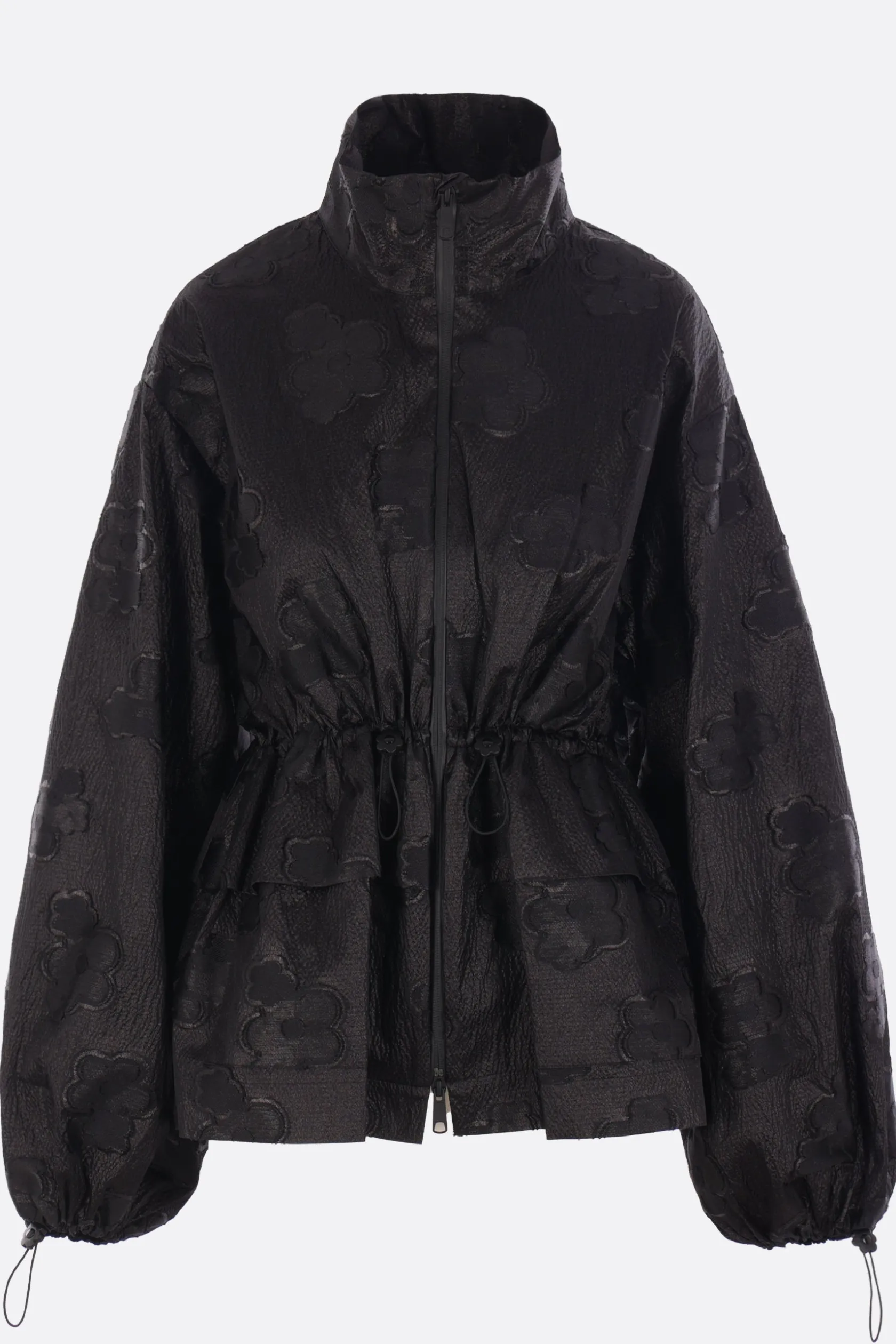 Capispalla>CECILIE BAHNSEN giubbotto full-zip Arlo in tessuto Kumo Fil-Coupé Nero