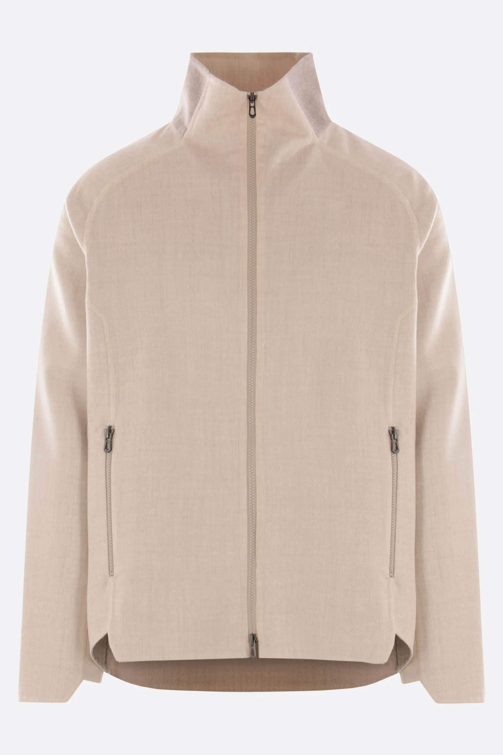 Capispalla>SEASE giubbotto full-zip Biker Double in lana Marrone