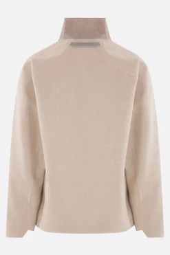 Capispalla>SEASE giubbotto full-zip Biker Double in lana Marrone