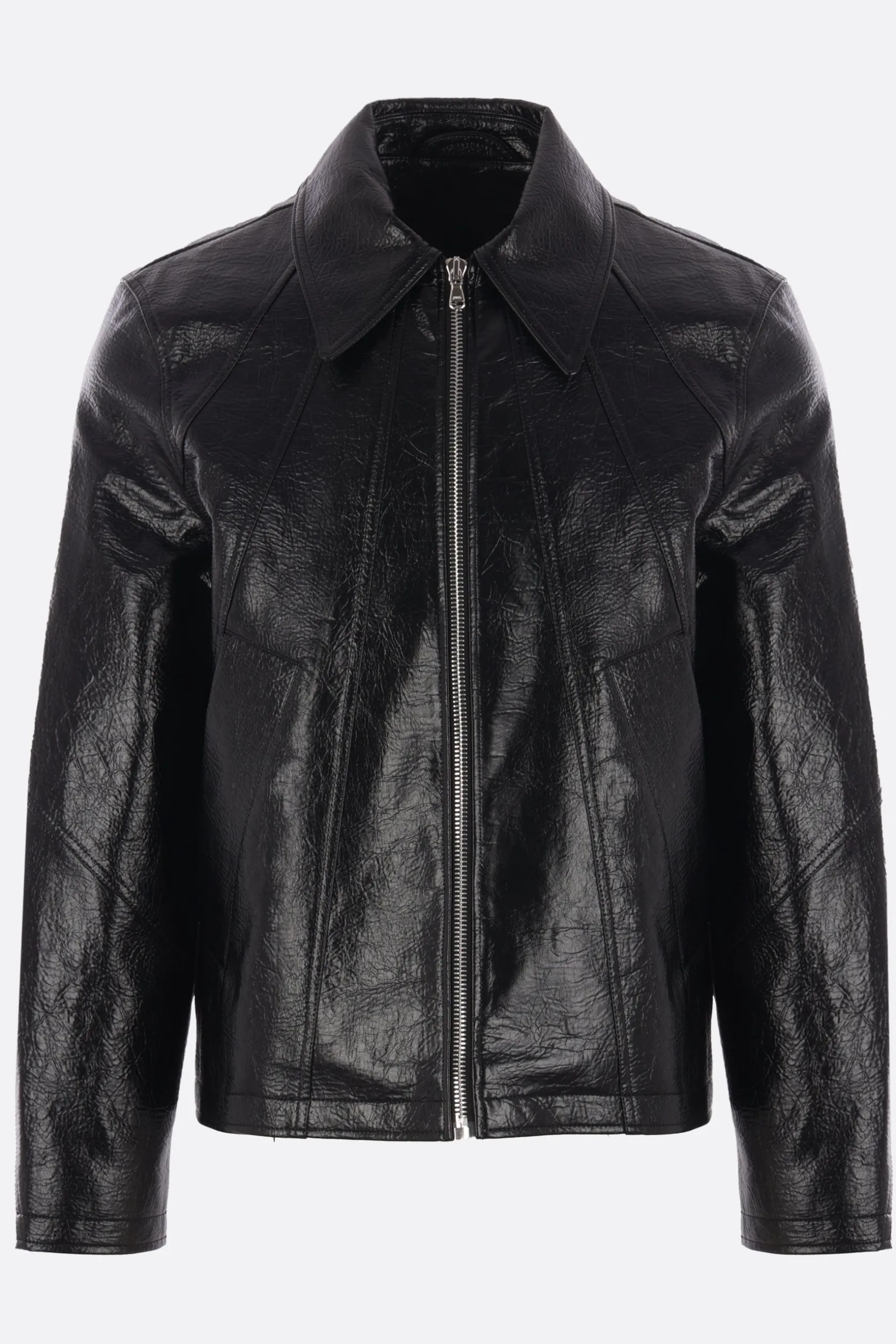 Capispalla>SÉFR giubbotto full-zip Duke in ecopelle Nero