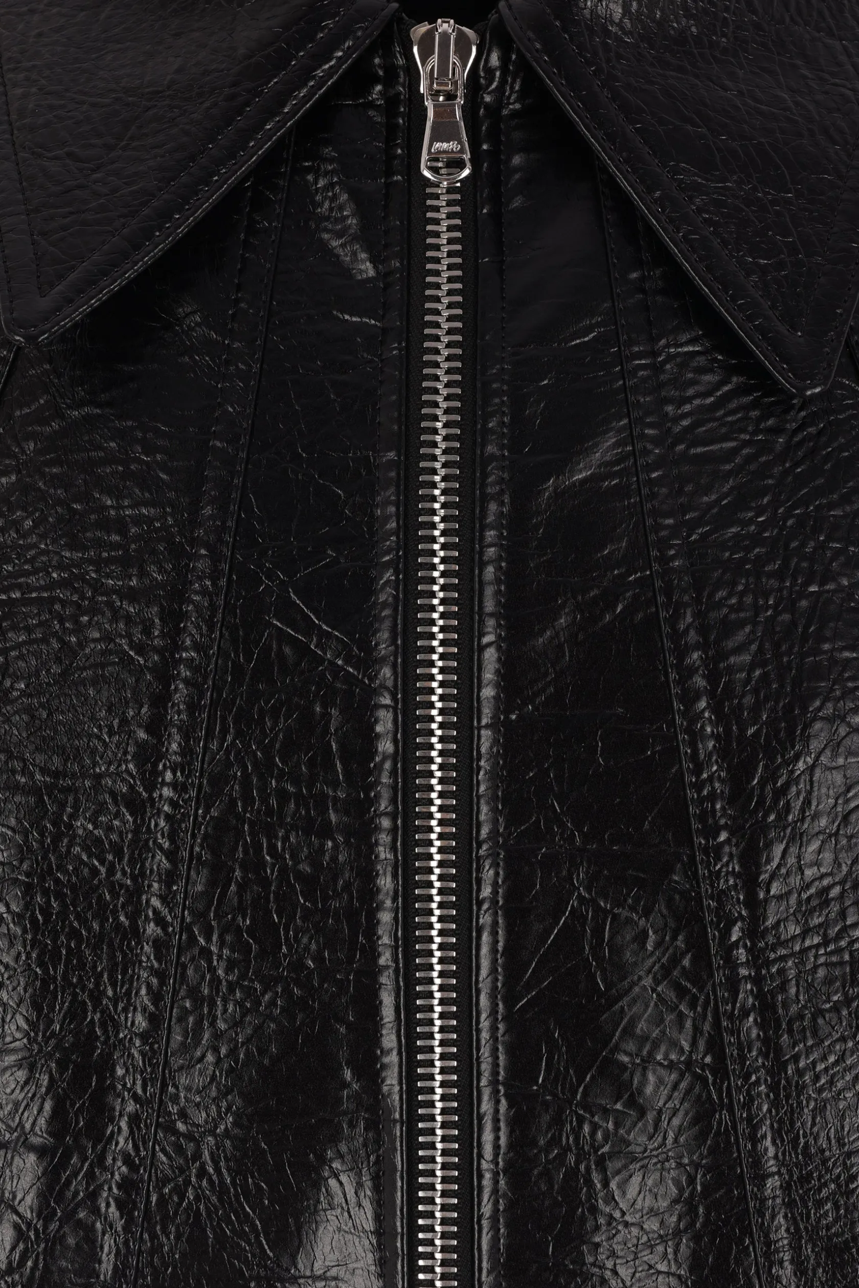 Capispalla>SÉFR giubbotto full-zip Duke in ecopelle Nero