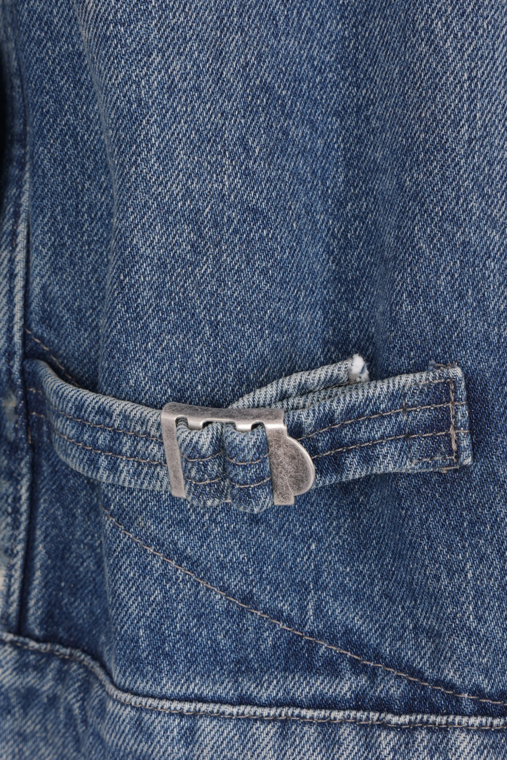 Capispalla>MAISON MARGIELA giubbotto full-zip in denim Blu