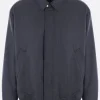 Capispalla>COMME DES GARÇONS HOMME giubbotto full-zip in lana e mohair Blu