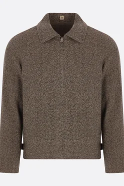 Capispalla>TAIGA TAKAHASHI giubbotto full-zip in lana Marrone