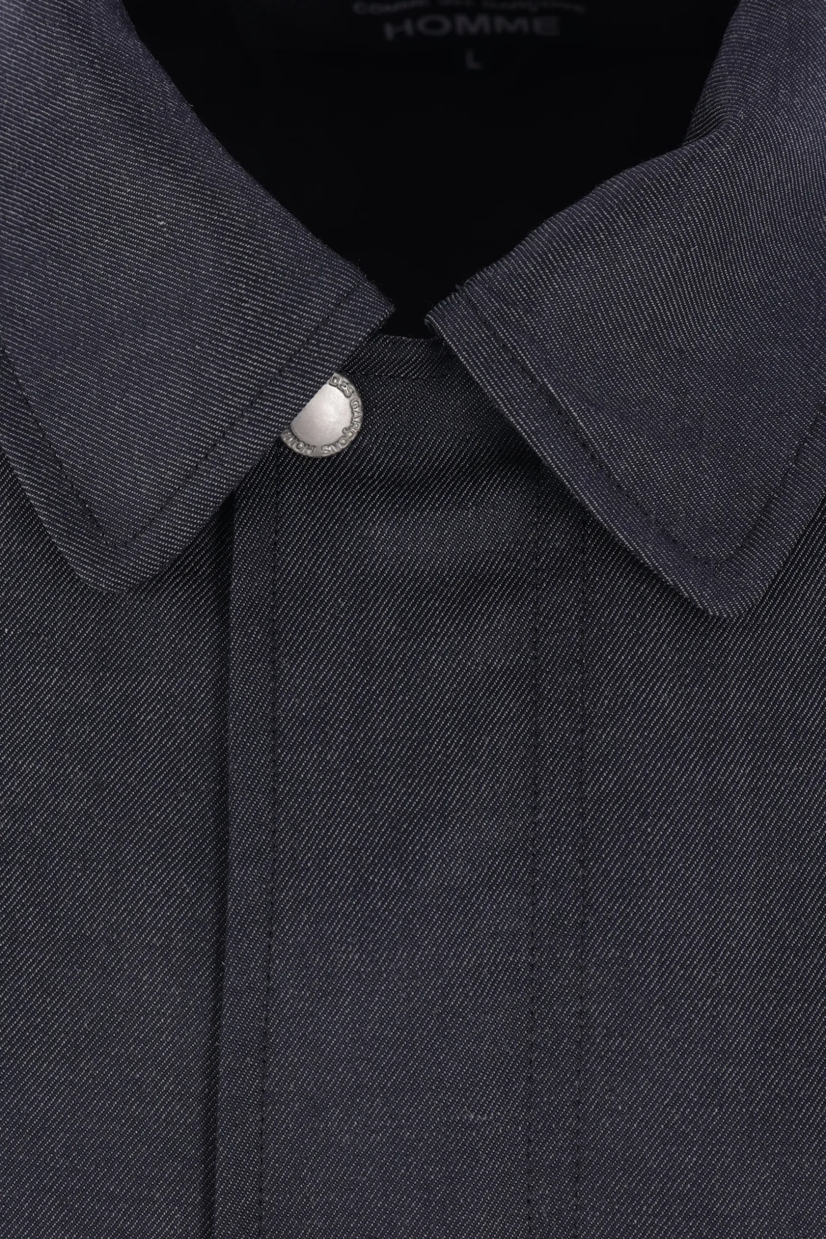 Capispalla>COMME DES GARÇONS HOMME giubbotto full-zip in lana e mohair Blu
