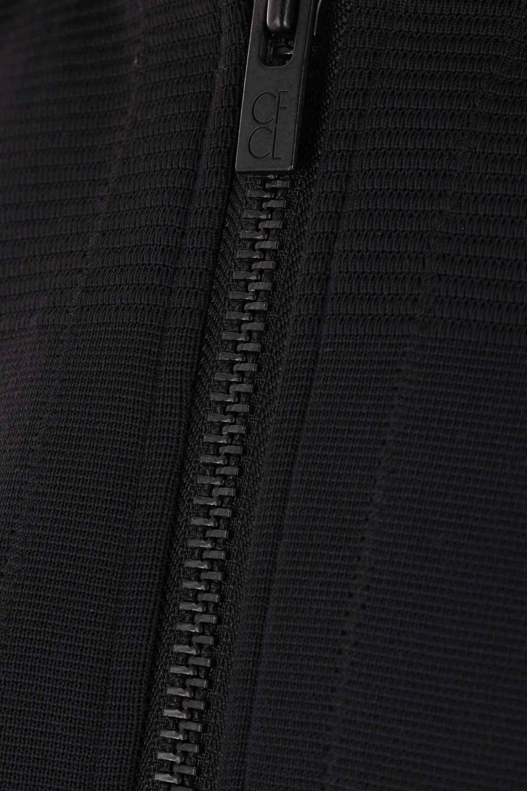 Capispalla>CFCL giubbotto full-zip in maglia Milano Nero