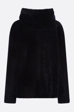 Capispalla>10 CORSO COMO giubbotto full-zip in shearling Blu