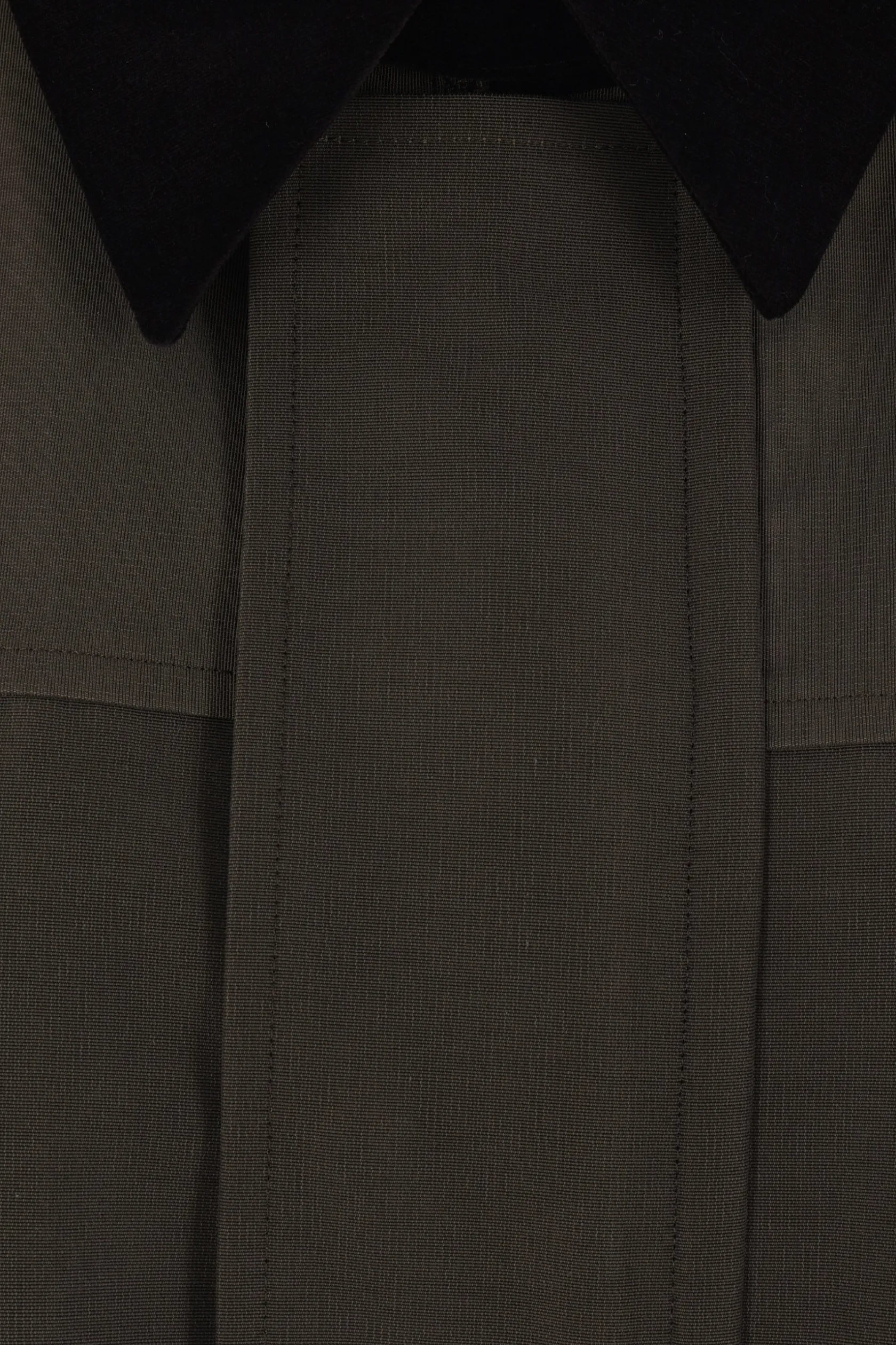 Capispalla>SACAI giubbotto in gros grain e twill Verde