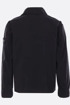 Capispalla>STONE ISLAND giubbotto in Light Compact Touch Poly-TC Nero