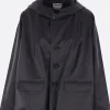 Capispalla>NOIR KEI NINOMIYA giubbotto in nylon con cappuccio Nero