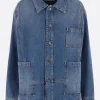Capispalla>PLAN C giubbotto oversize in denim Blu