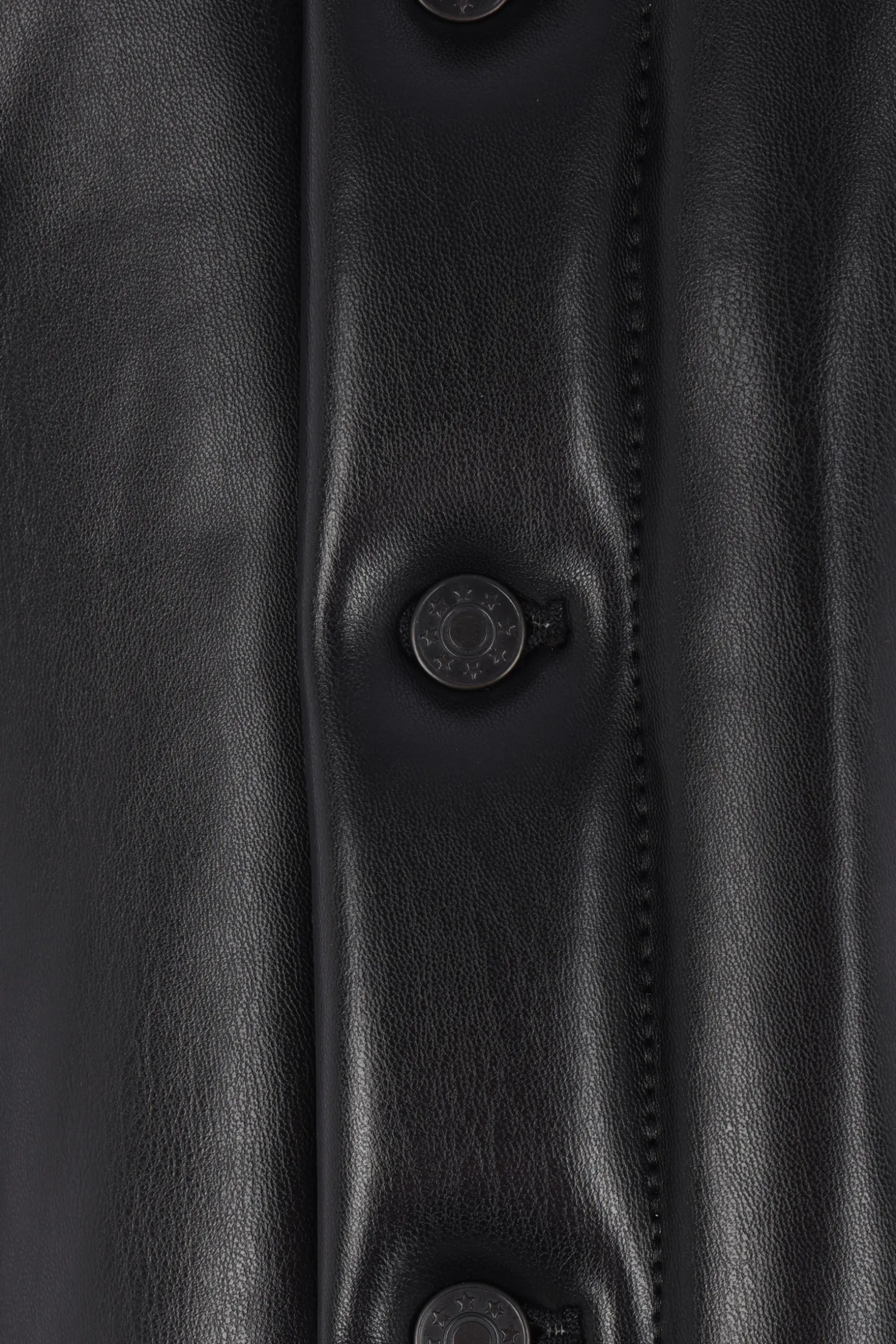Capispalla>MELITTA BAUMEISTER giubbotto oversize in ecopelle Nero
