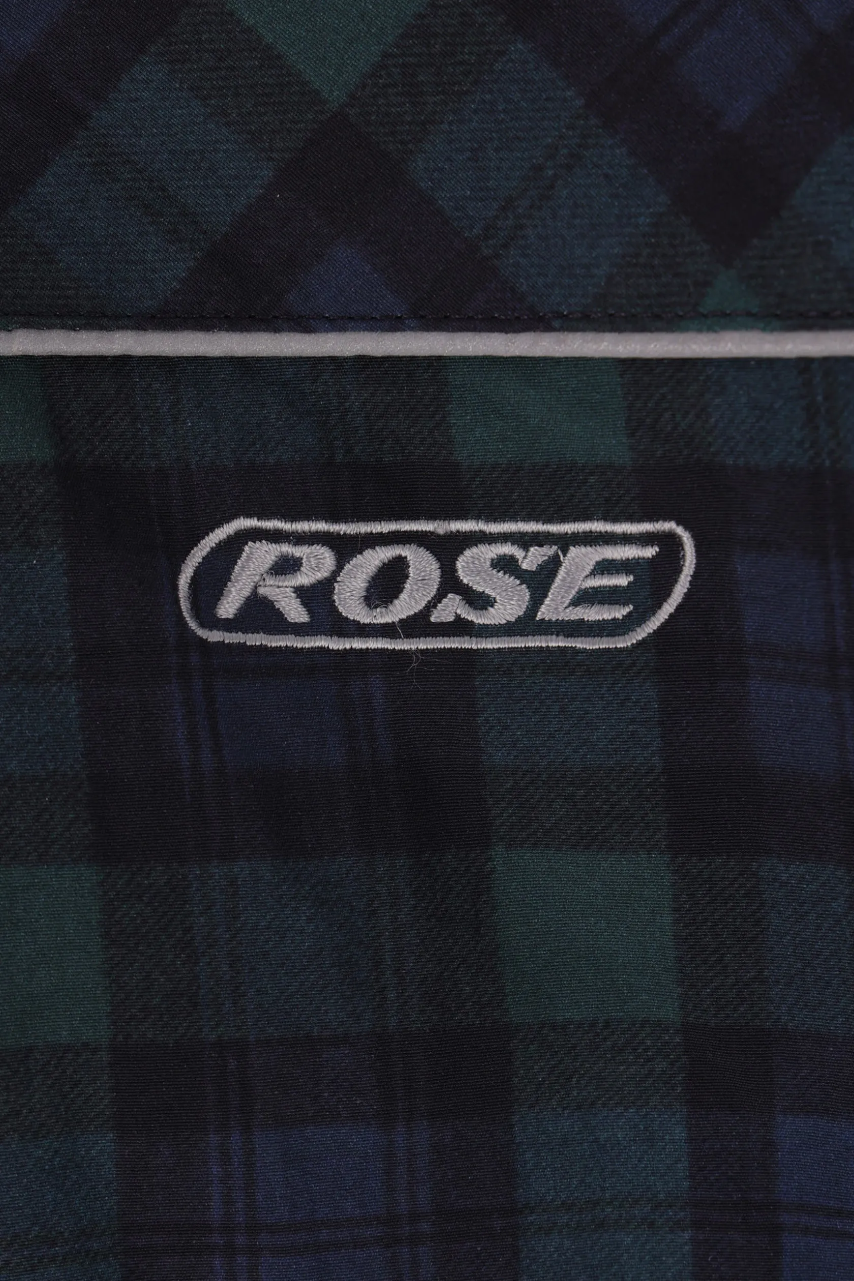 Capispalla>MARTINE ROSE giubbotto oversize in tessuto tecnico a quadri Nero