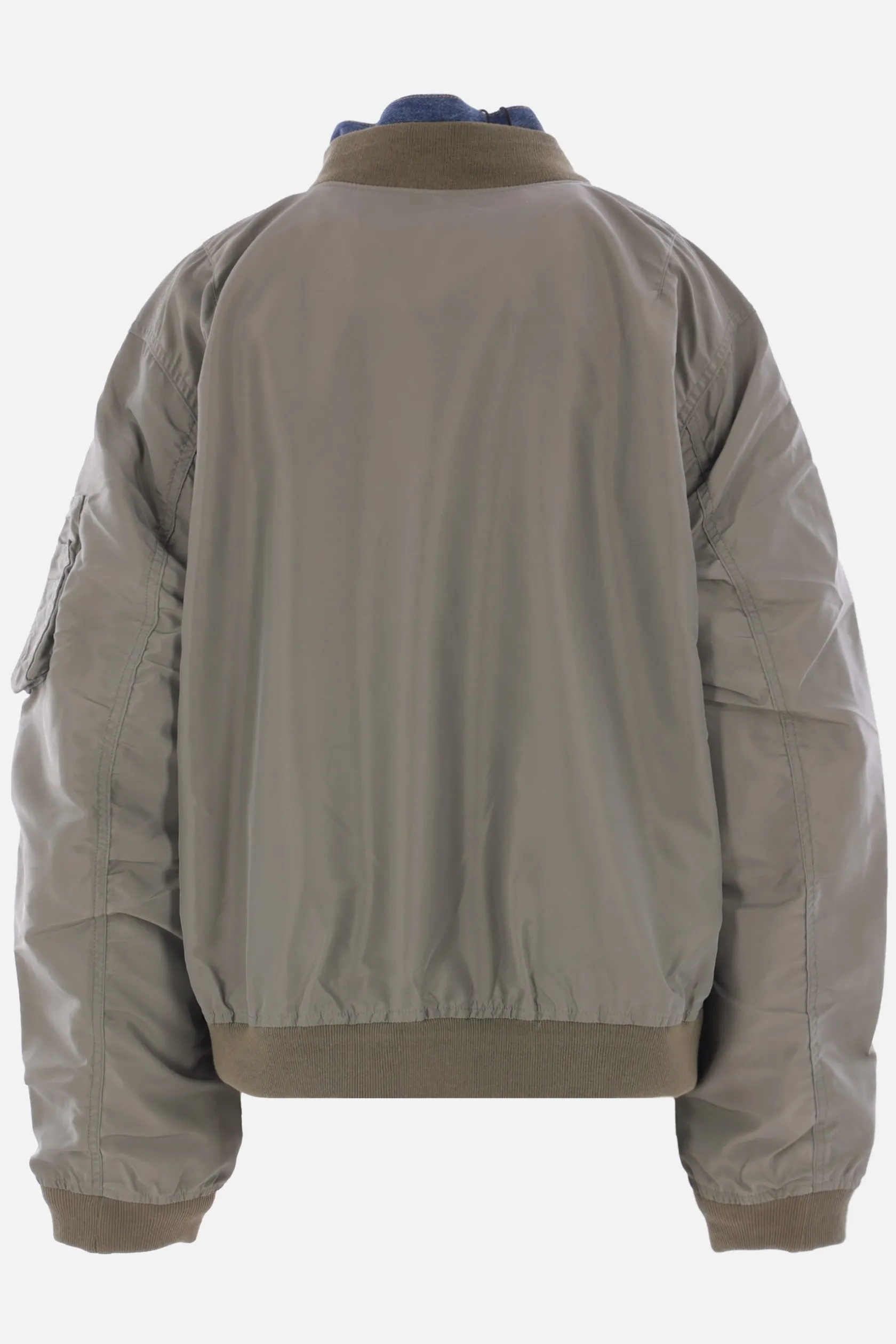 Capispalla>LEVI'S X SACAI giubbotto reversibile in denim e nylon Blu