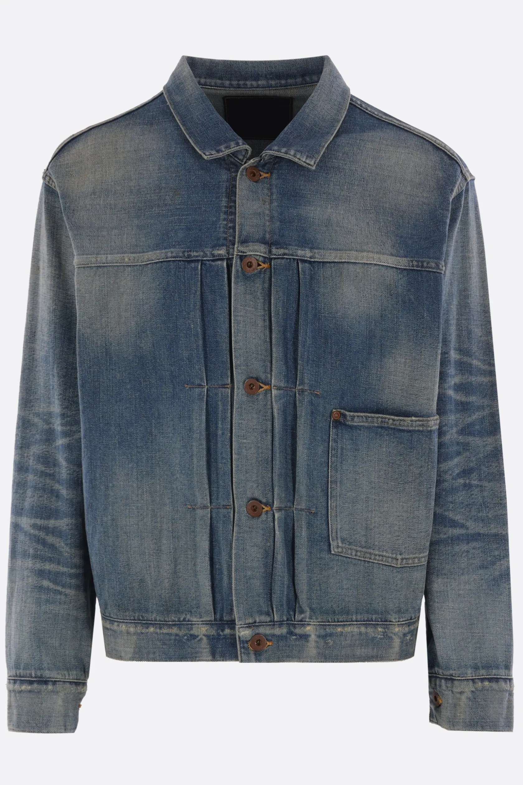 Capispalla>TAIGA TAKAHASHI giubbotto 1920's in denim Blu