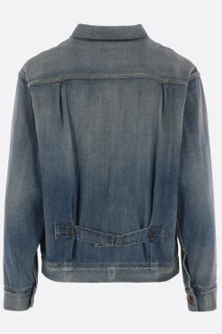 Capispalla>TAIGA TAKAHASHI giubbotto 1920's in denim Blu