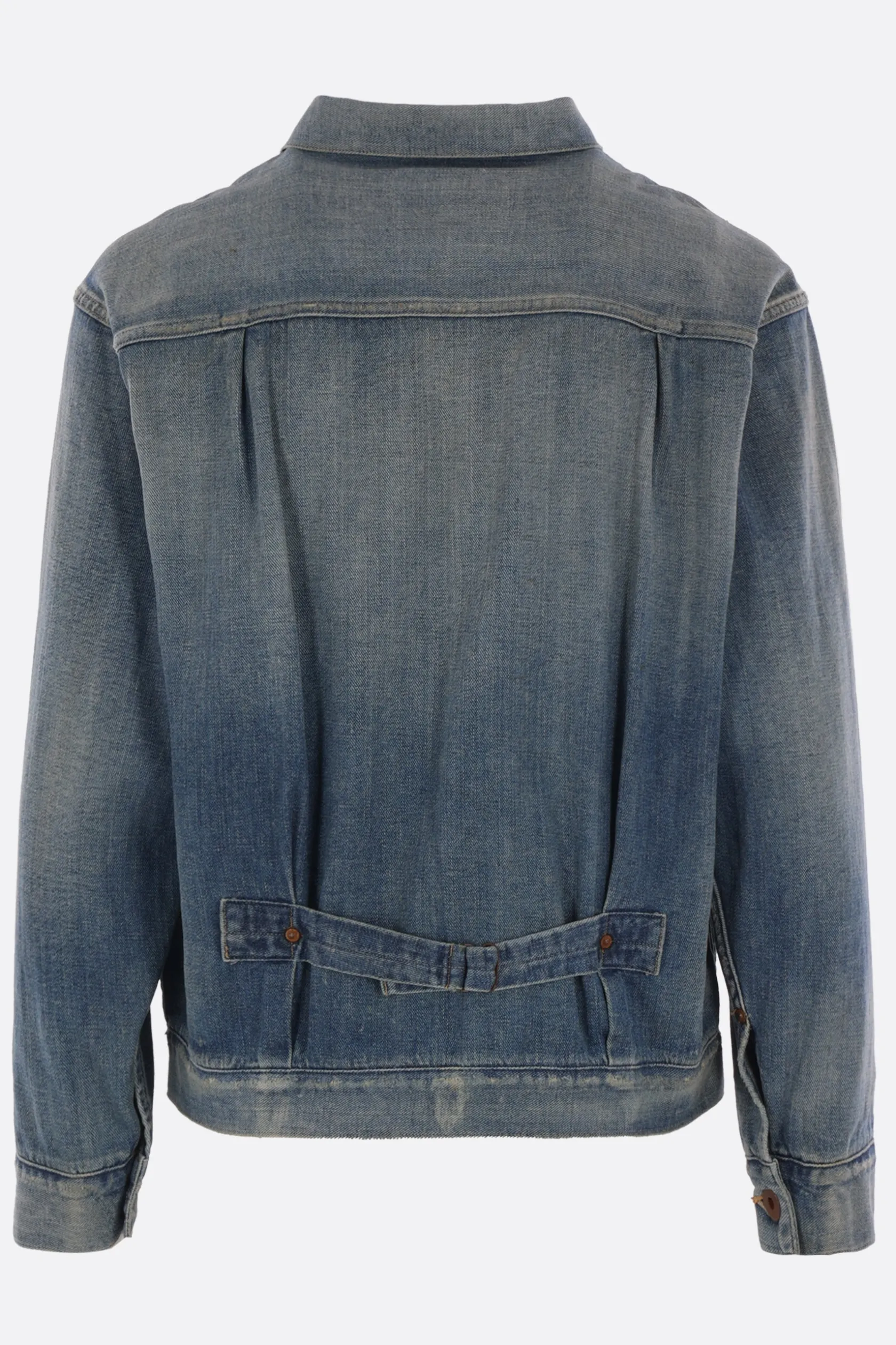 Capispalla>TAIGA TAKAHASHI giubbotto 1920's in denim Blu