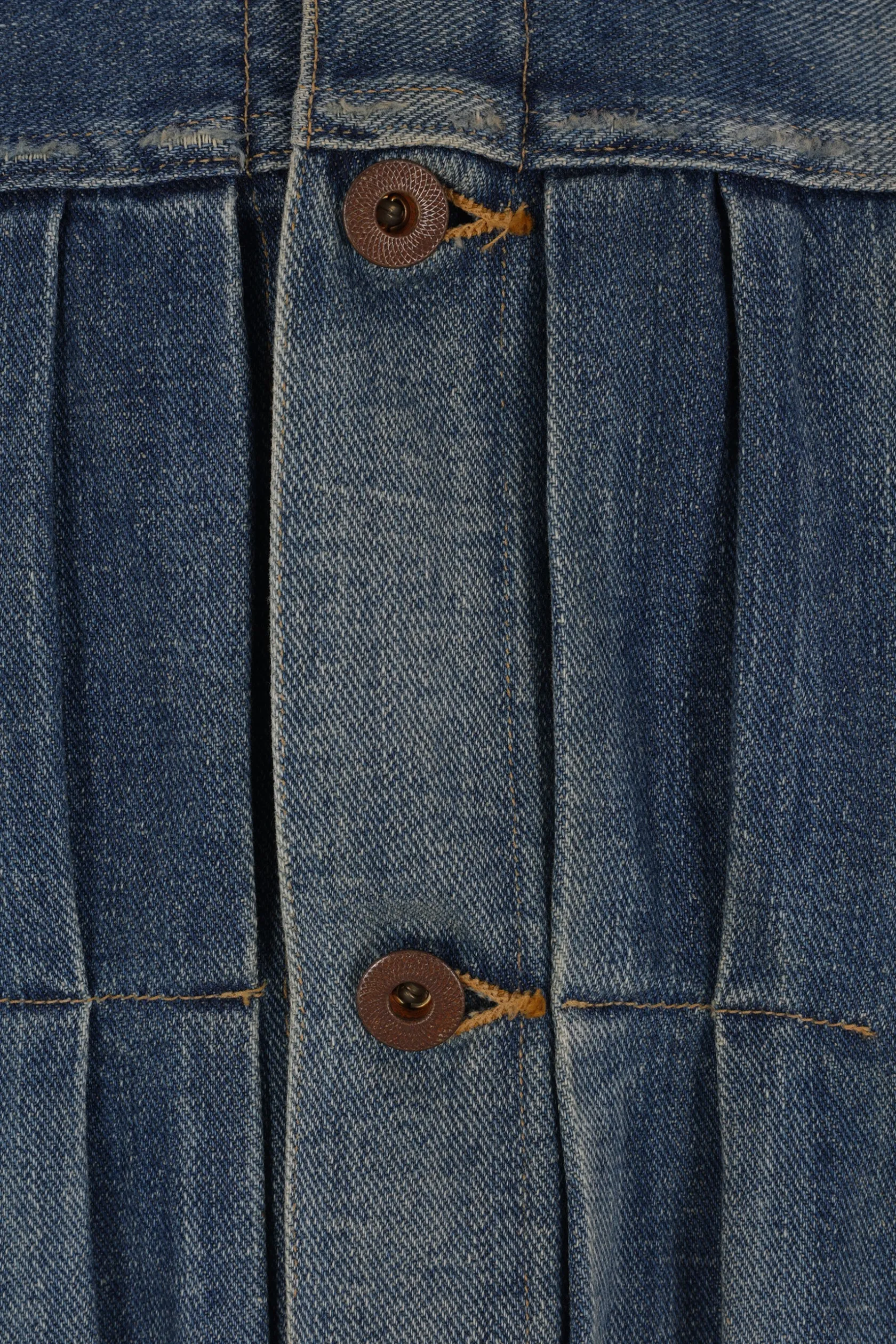 Capispalla>TAIGA TAKAHASHI giubbotto 1920's in denim Blu