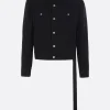 Capispalla>RICK OWENS DRKSHDW giubbotto Trucker in denim Nero