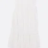 Gonne>TAO COMME DES GARÇONS gonna a balze in popeline Bianco