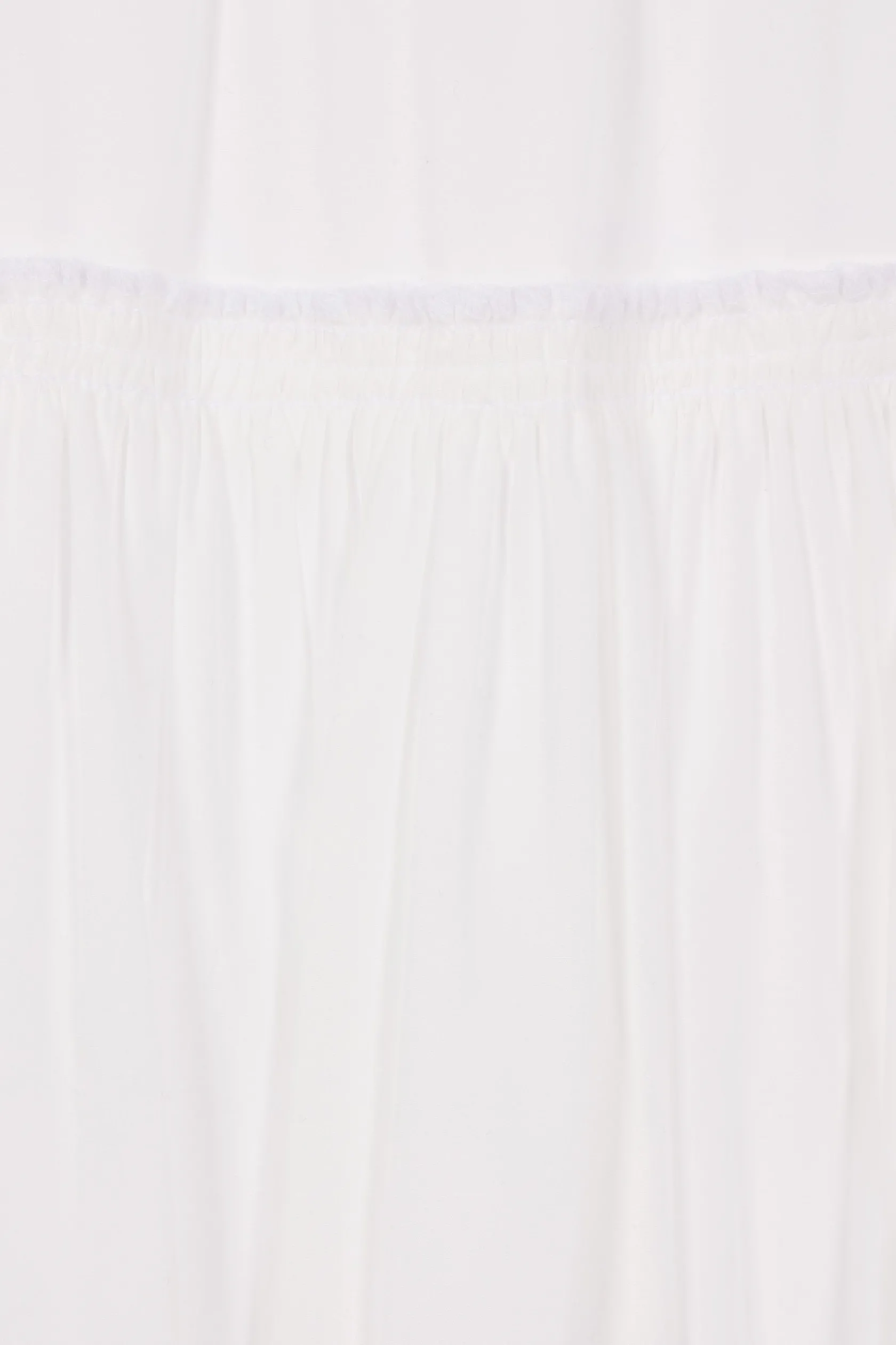 Gonne>TAO COMME DES GARÇONS gonna a balze in popeline Bianco