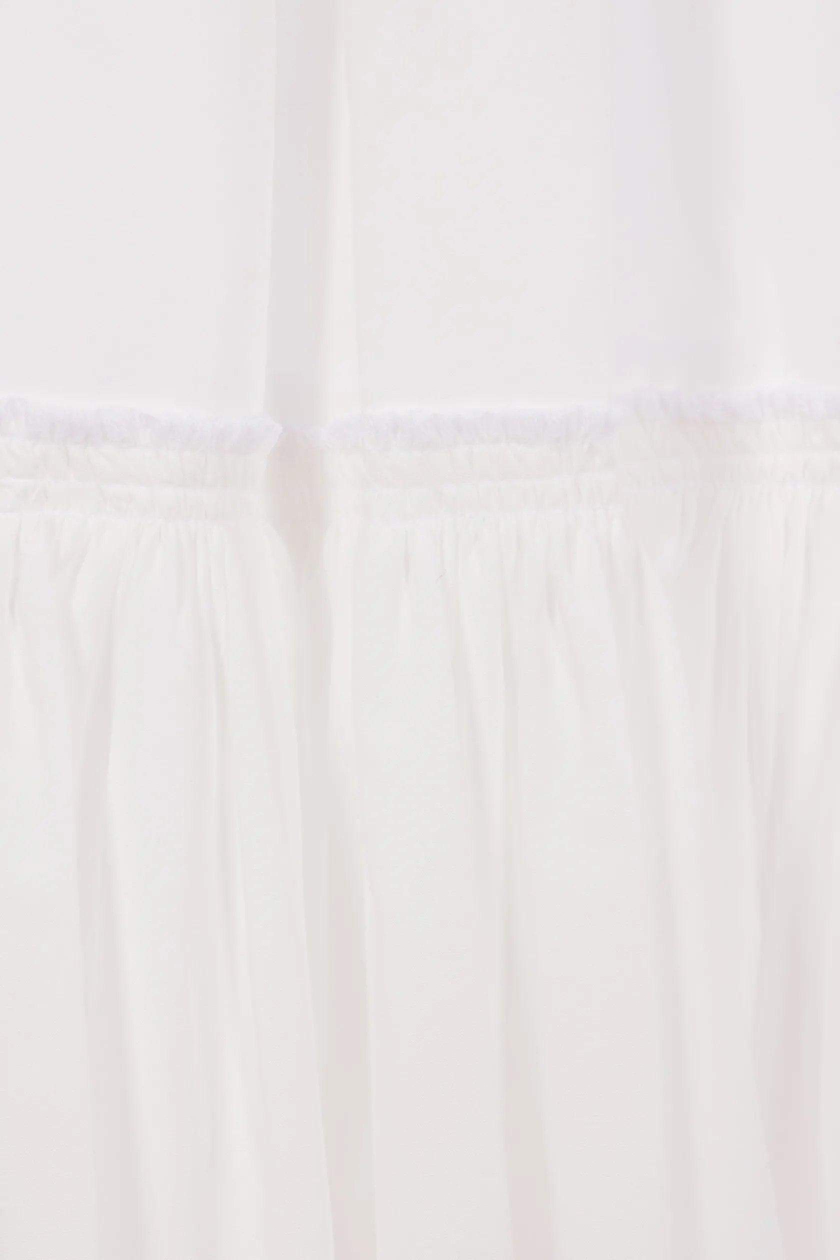 Gonne>TAO COMME DES GARÇONS gonna a balze in popeline Bianco