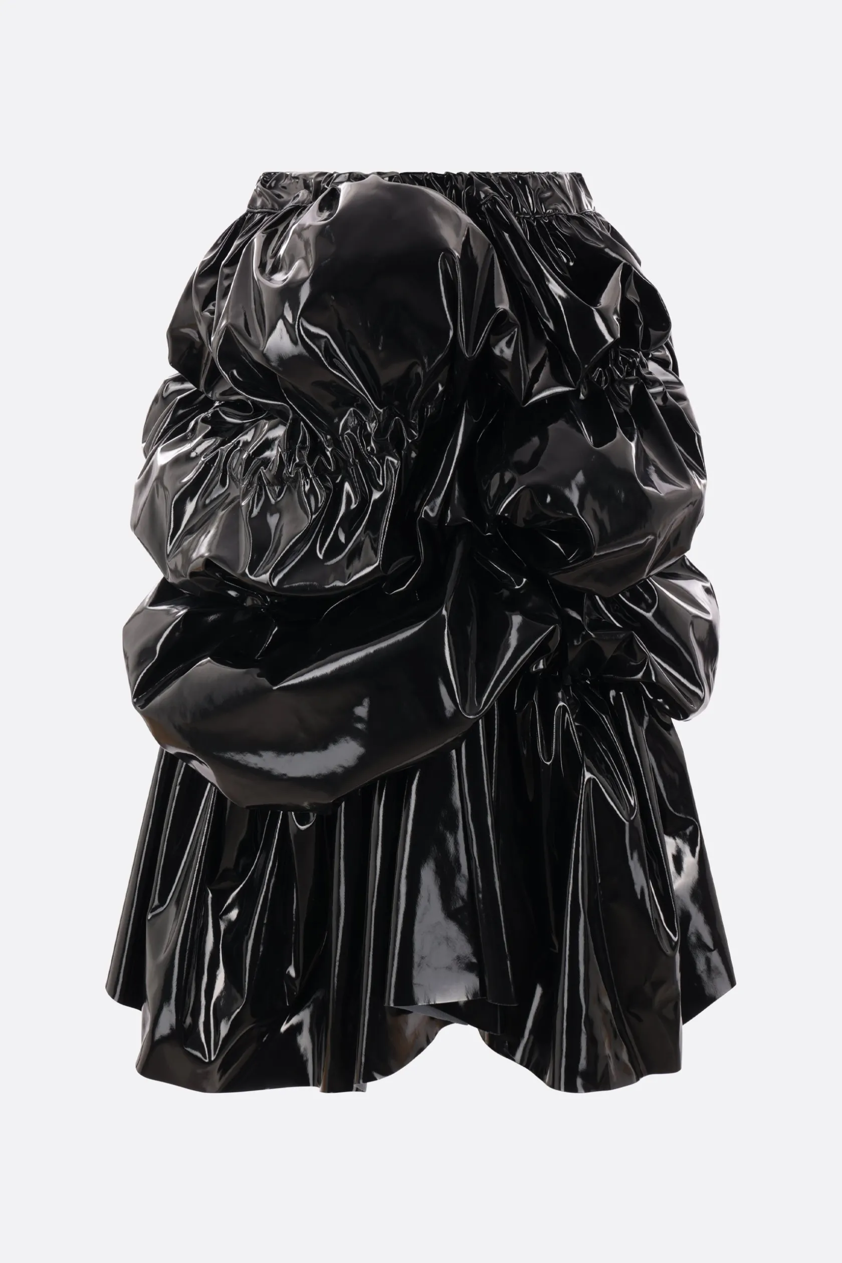 Gonne>COMME DES GARÇONS gonna a palloncino in vinile Nero