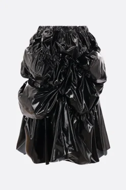 Gonne>COMME DES GARÇONS gonna a palloncino in vinile Nero