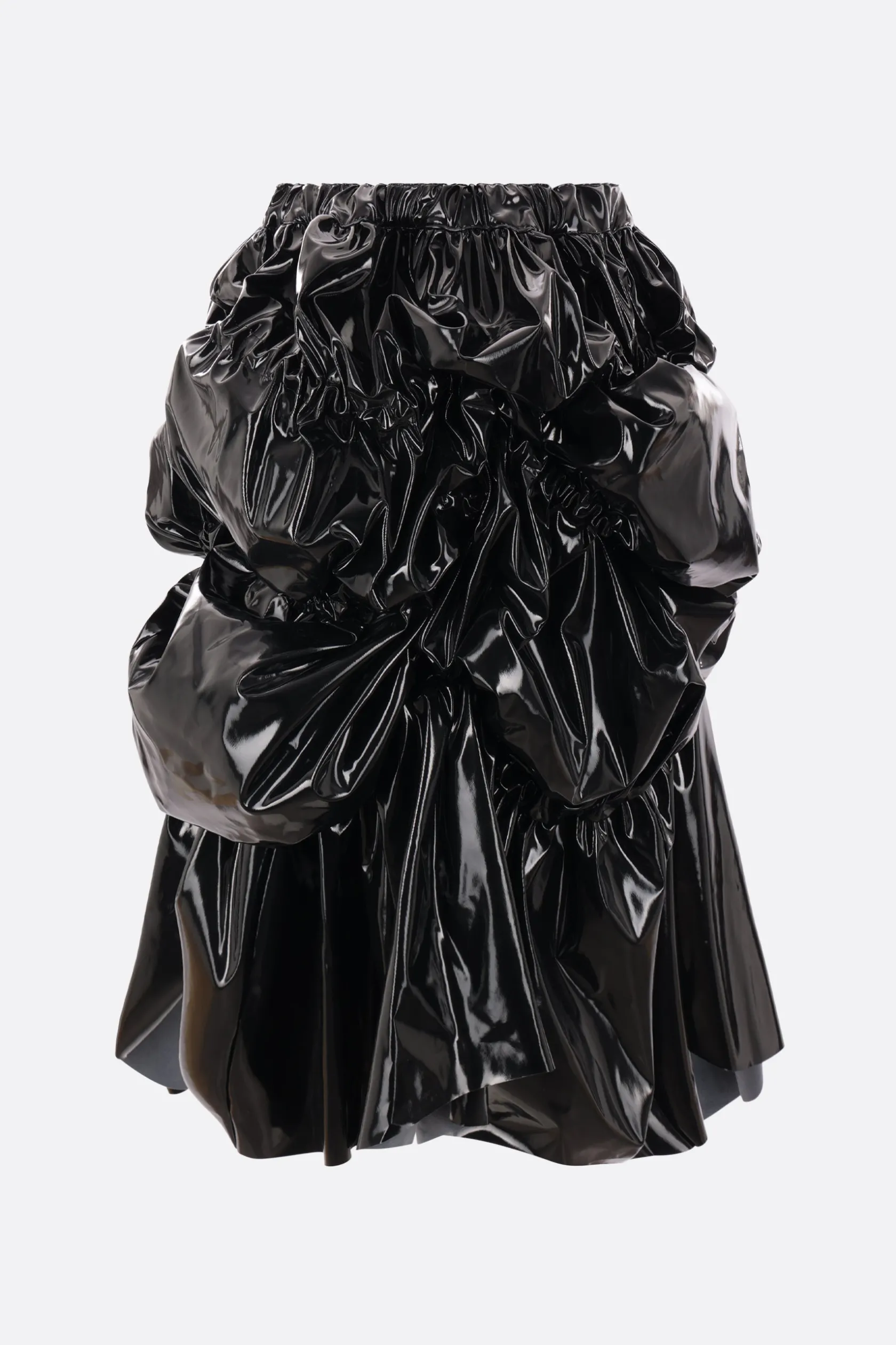 Gonne>COMME DES GARÇONS gonna a palloncino in vinile Nero