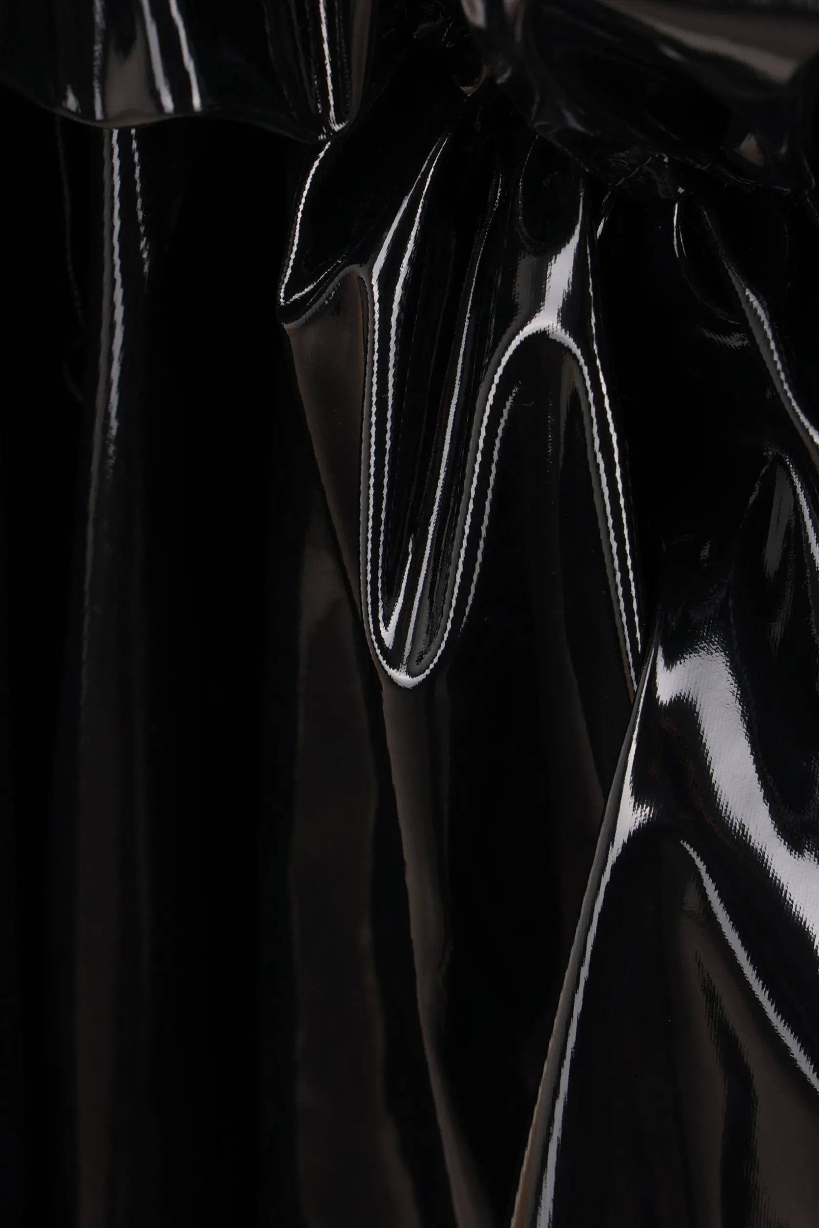 Gonne>COMME DES GARÇONS gonna a palloncino in vinile Nero