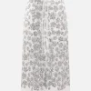Gonne>CECILIE BAHNSEN gonna a portafoglio Ariana in tulle con paillettes Argento