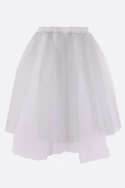 Gonne>COMME DES GARÇONS gonna a ruota in tulle Argento