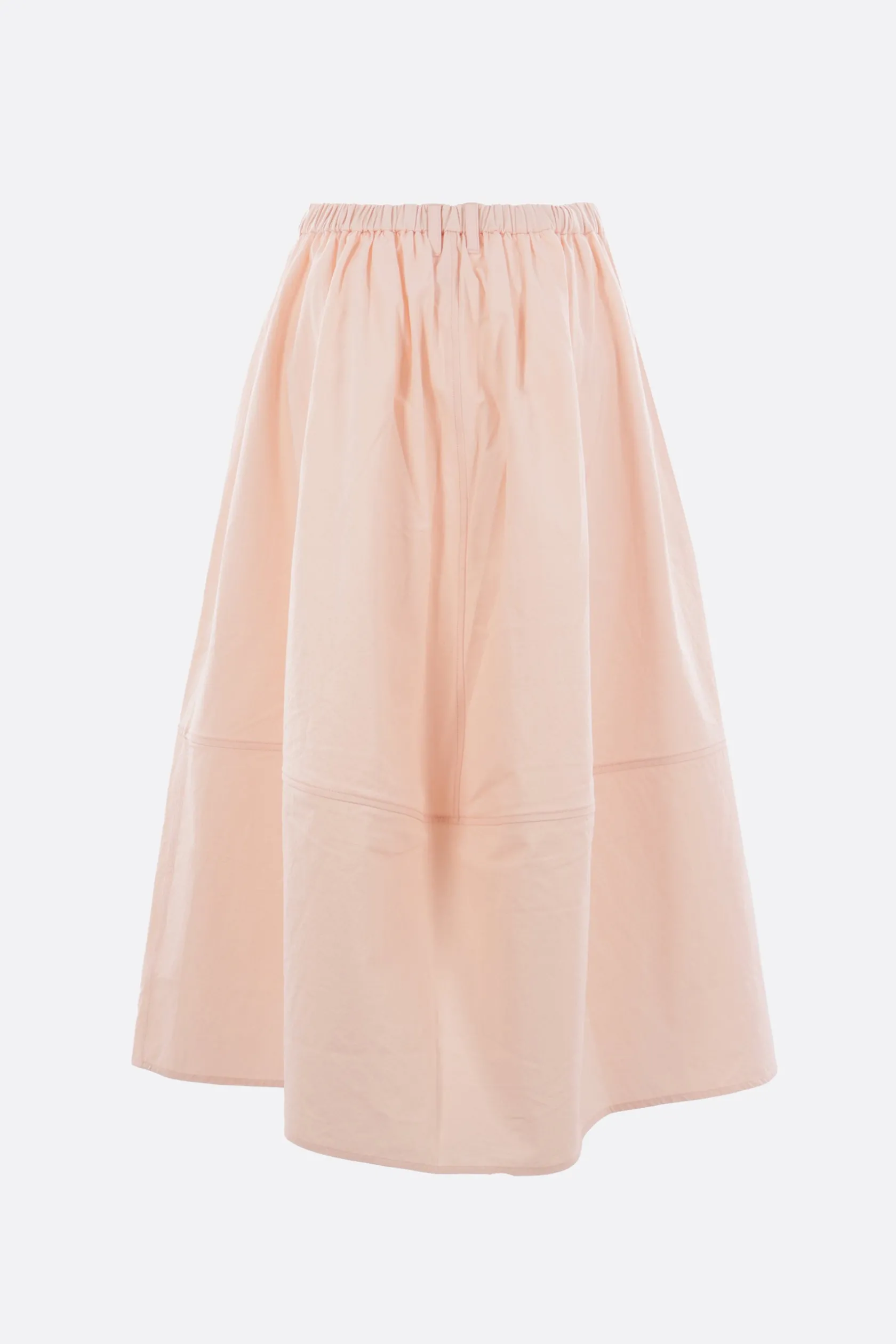 Gonne>MELITTA BAUMEISTER gonna a ruota in twill crinkled Rosa