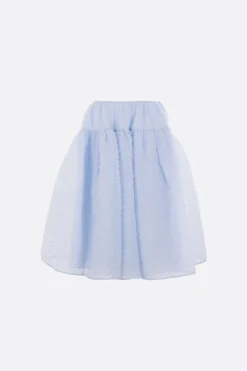 Gonne>CECILIE BAHNSEN gonna a ruota Rosie in tessuto nimbus matelassè Blu