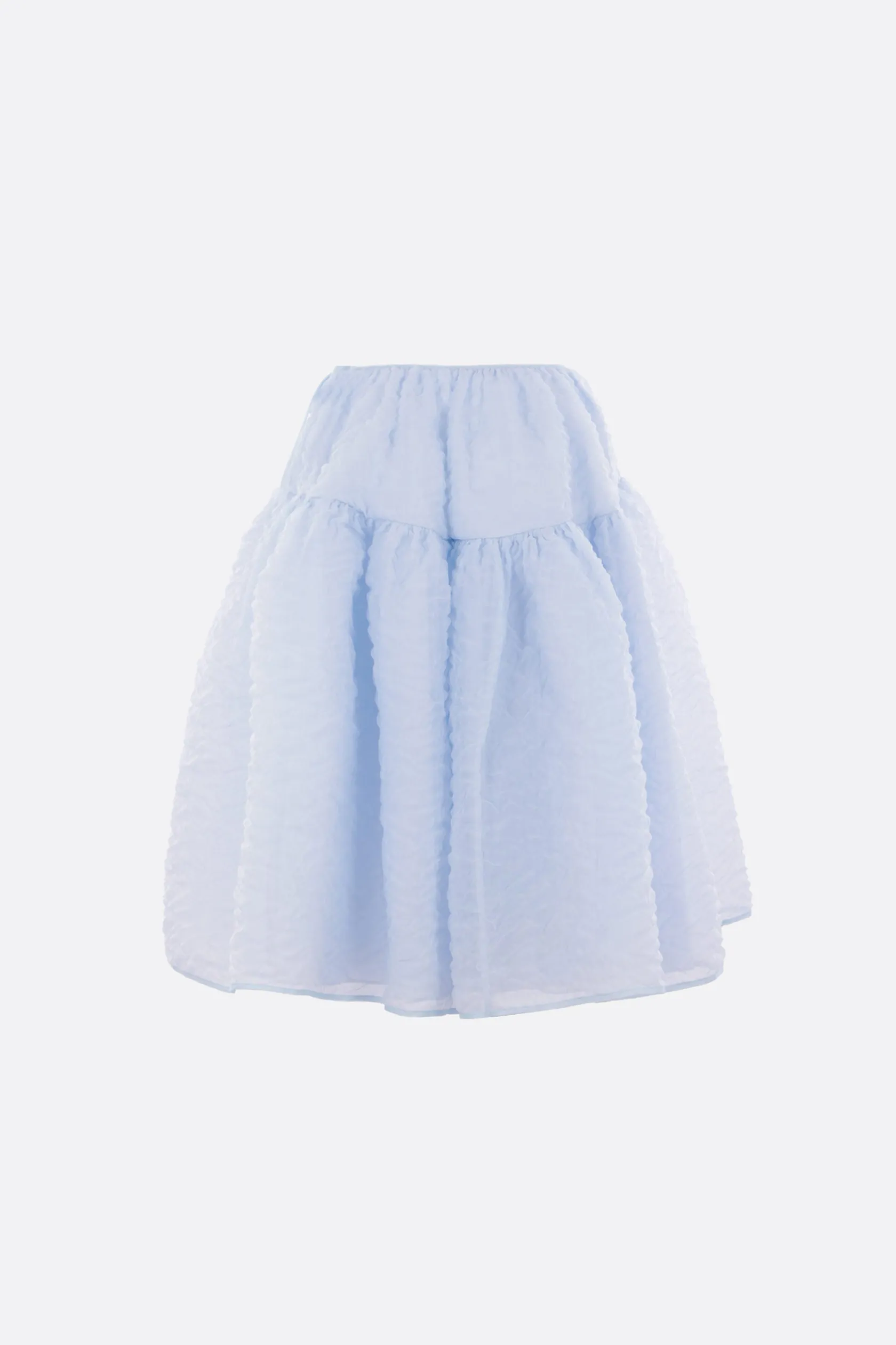 Gonne>CECILIE BAHNSEN gonna a ruota Rosie in tessuto nimbus matelassè Blu