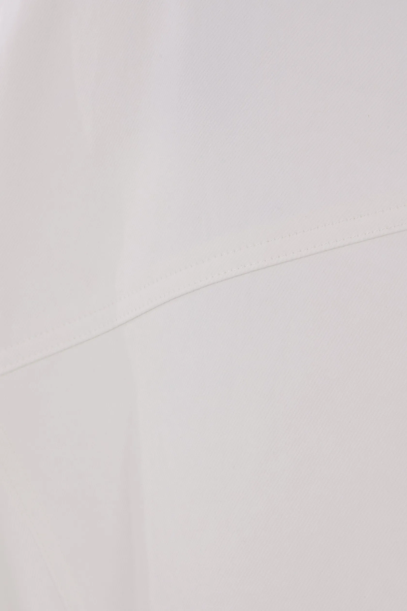 Gonne>PLAN C gonna asimmetrica in misto cotone e lino Bianco