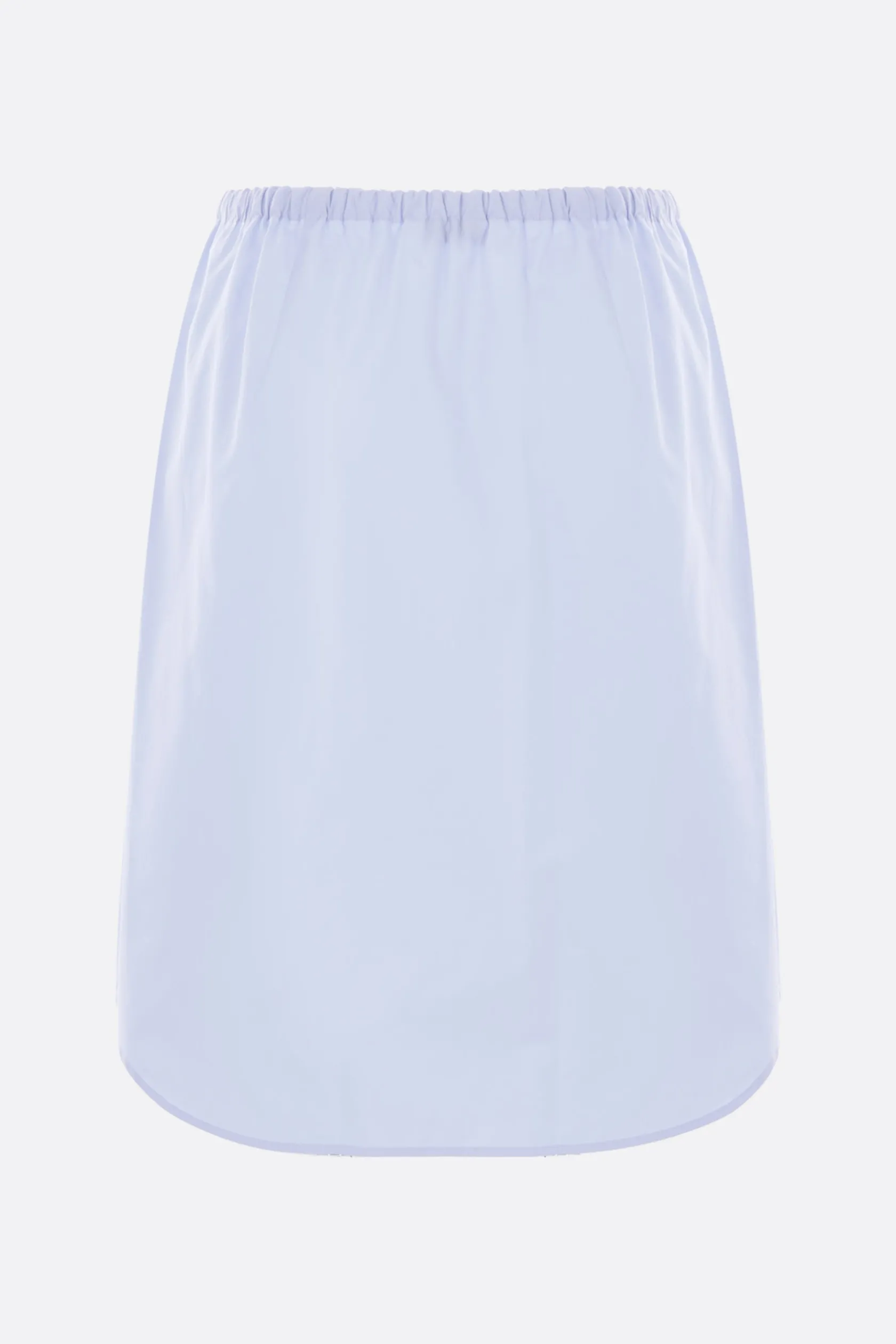 Gonne>DRIES VAN NOTEN gonna corta Shirty in cotone con applicazioni Blu