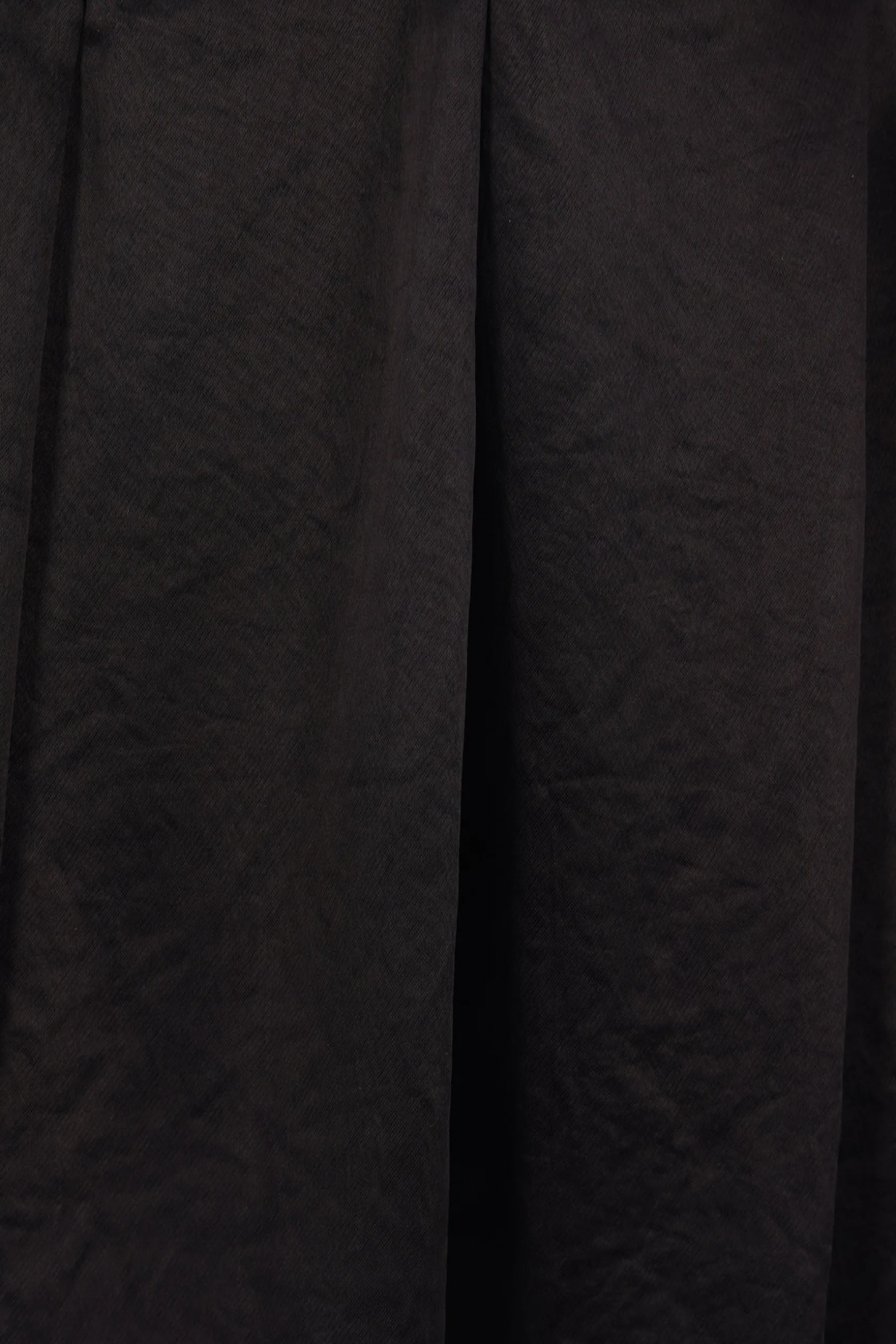 Pantaloni>BLACK COMME des GARÇONS gonna in raso con rouches e cut-out Nero