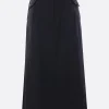 Gonne>JUNYA WATANABE gonna lunga in lana tecnica Nero