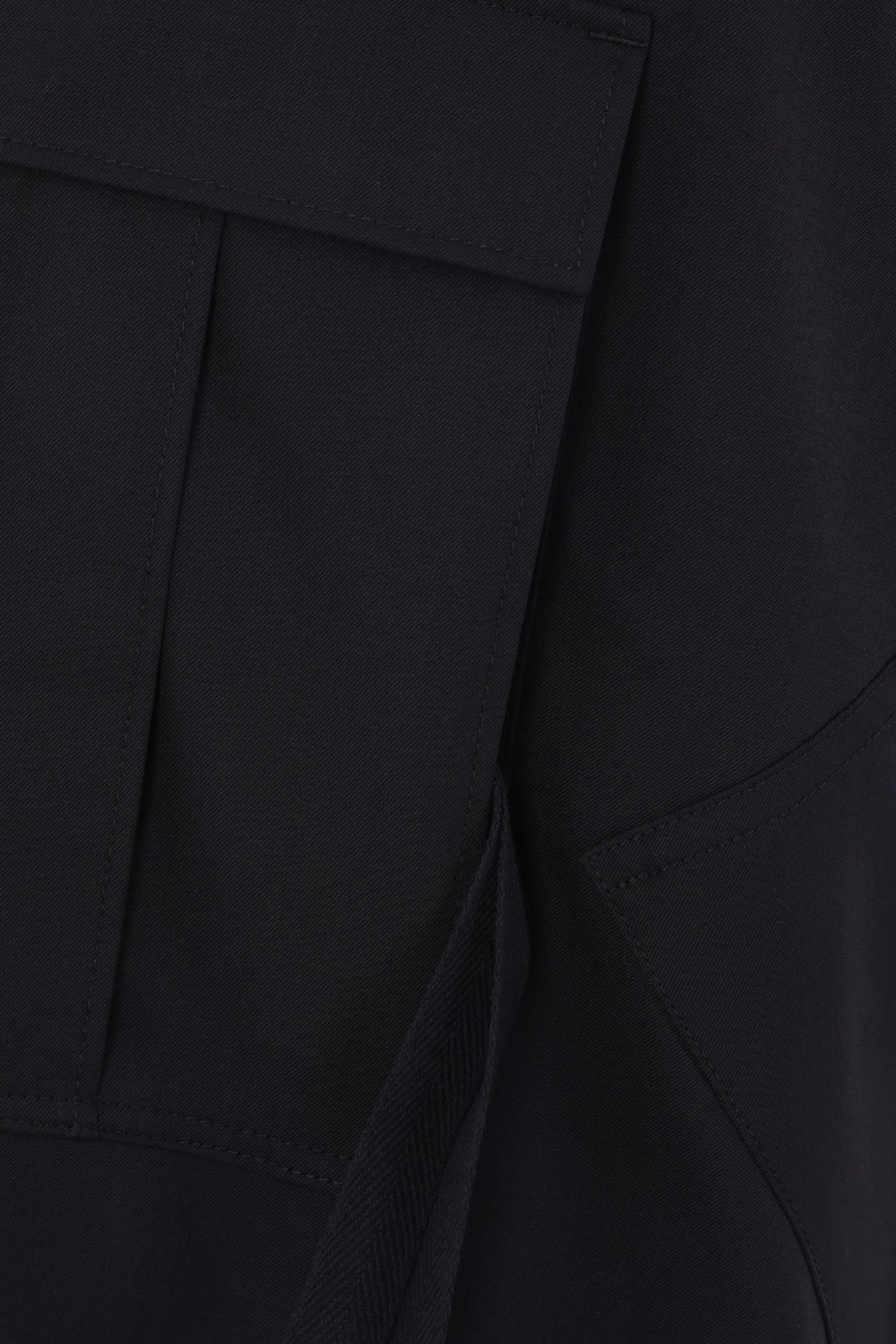 Gonne>JUNYA WATANABE gonna lunga in lana tecnica Nero