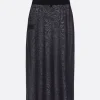 Gonne>TOTEME gonna lunga in maglia Nero