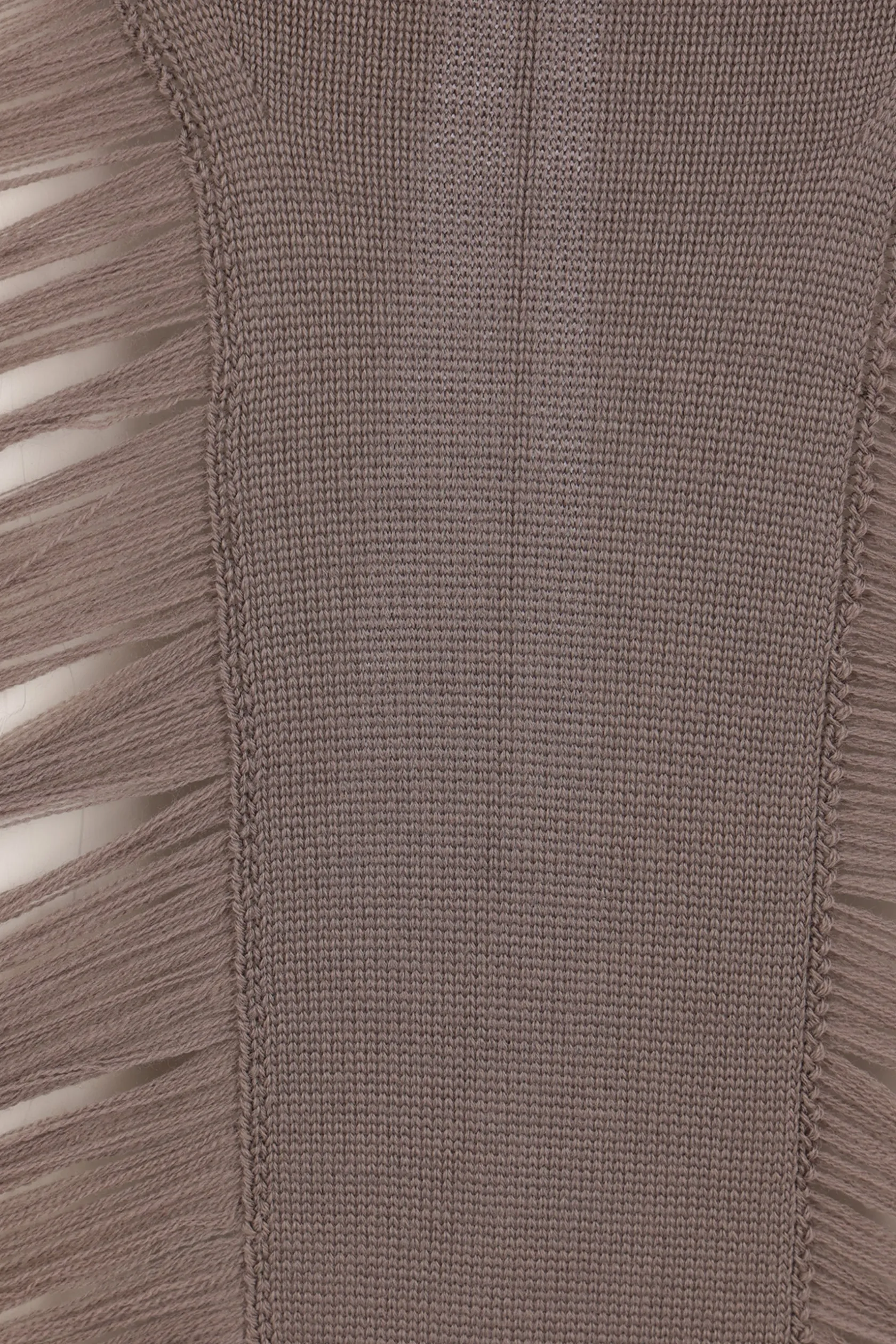 Gonne>RICK OWENS gonna lunga Pillar in maglia di lana Grigio