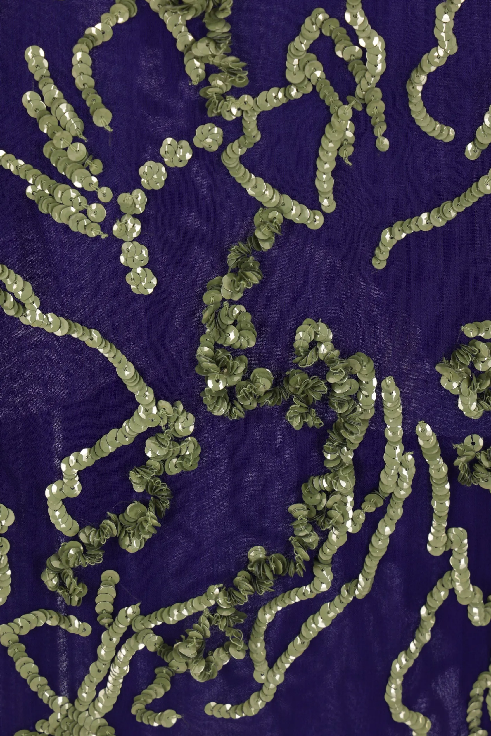 Gonne>DRIES VAN NOTEN gonna midi Sima in chiffon con paillettes Viola
