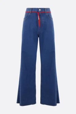 Jeans>MARNI jeans a gamba ampia in denim Blu