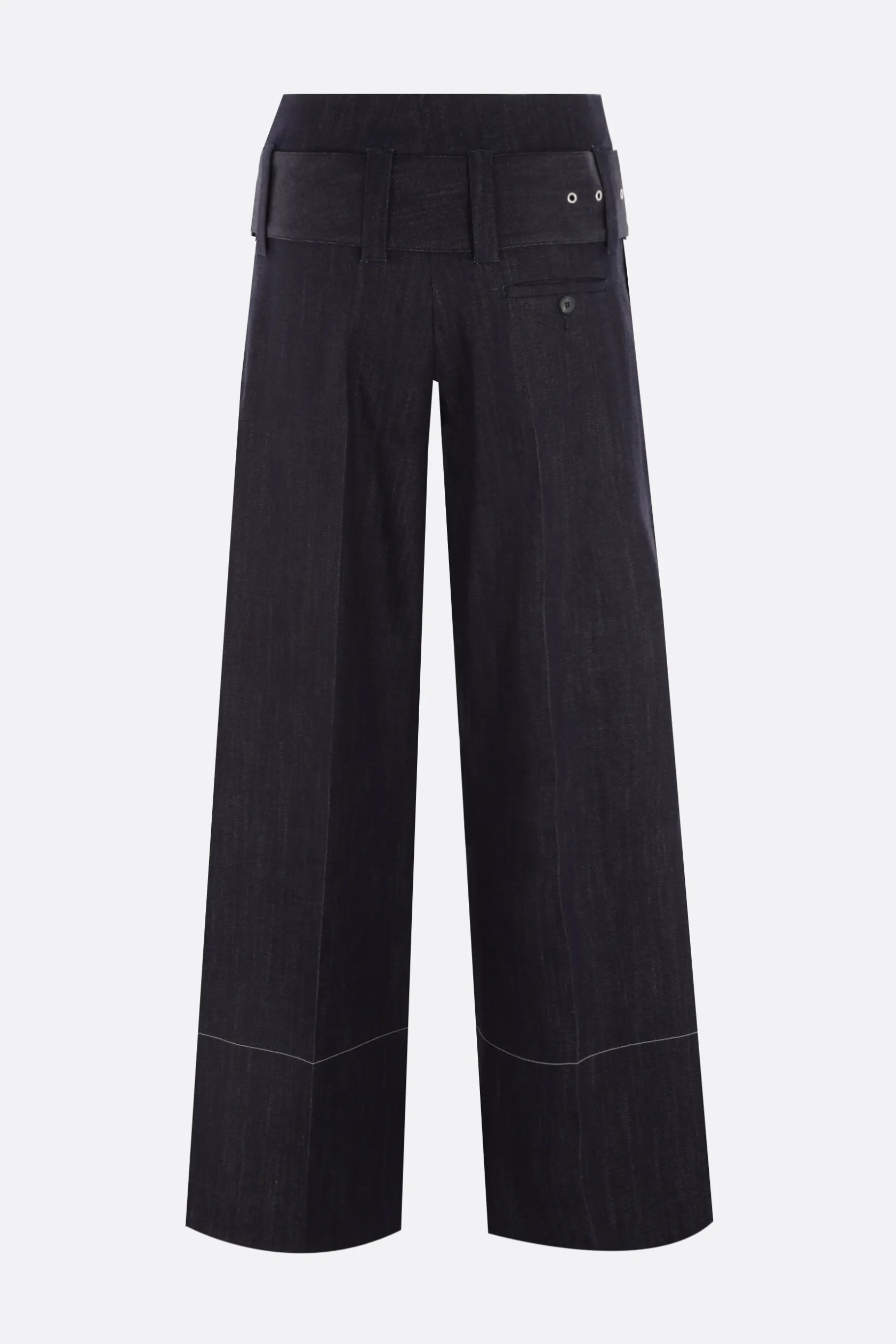Pantaloni>10 CORSO COMO jeans a gamba ampia in denim stretch Blu