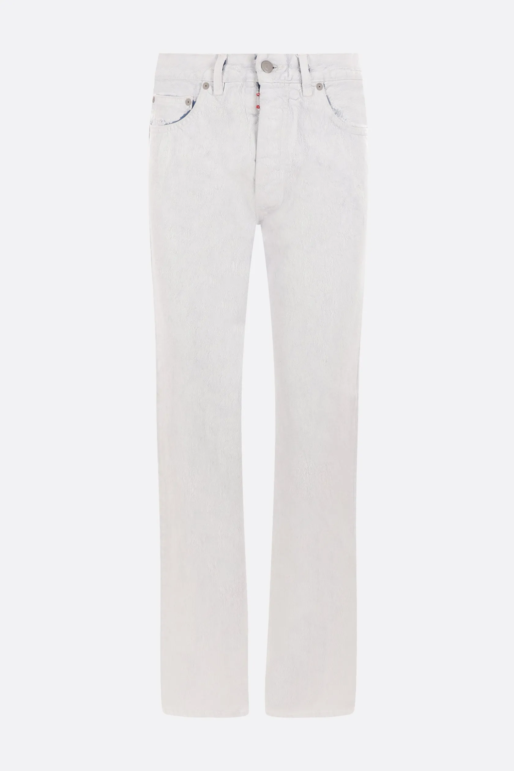 Jeans>MAISON MARGIELA jeans a gamba dritta in denim Bianchetto Bianco