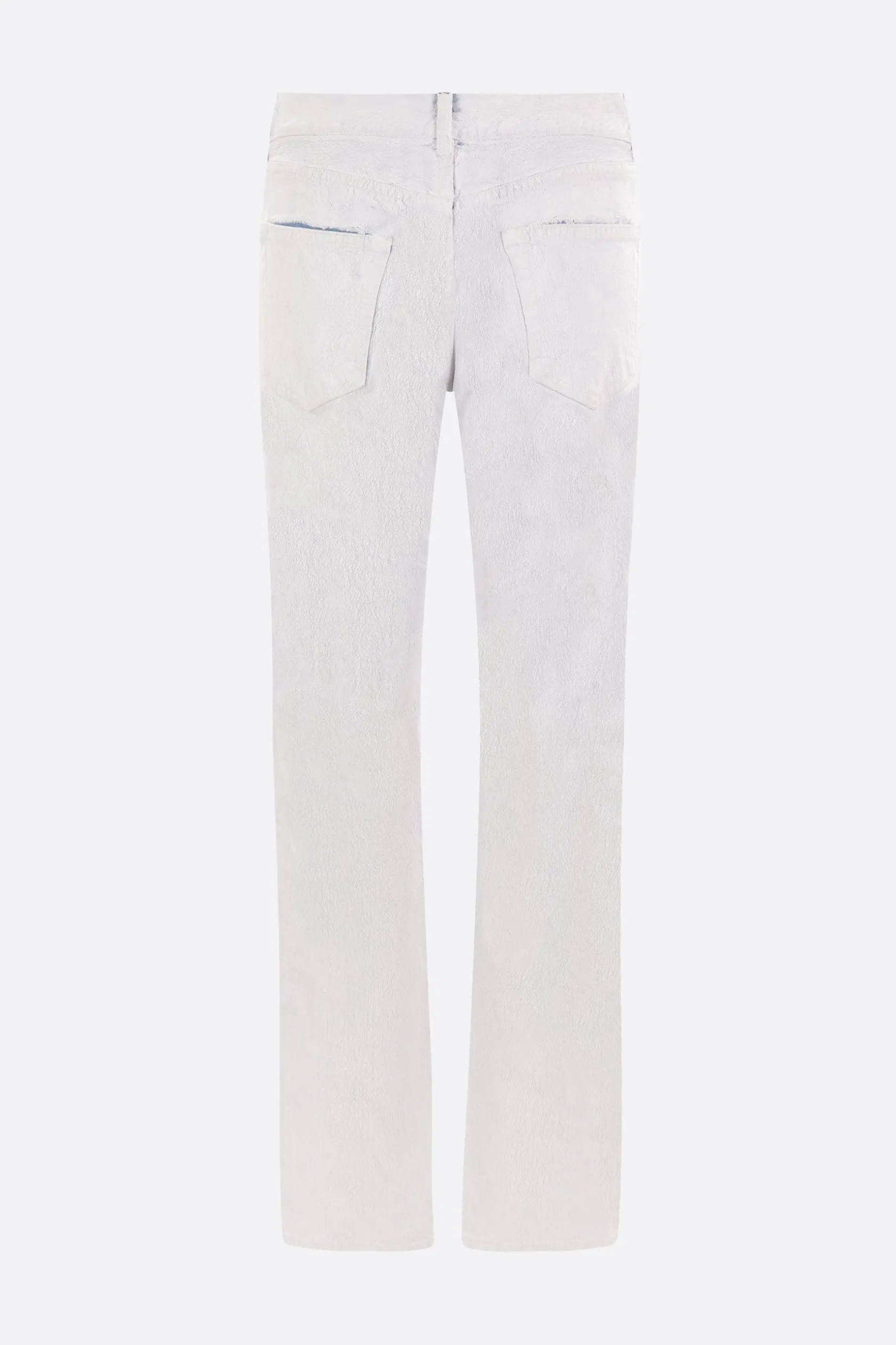 Jeans>MAISON MARGIELA jeans a gamba dritta in denim Bianchetto Bianco